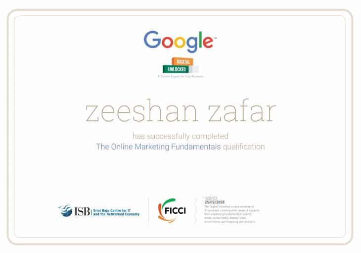 Google Certificate