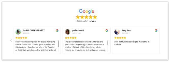 KDMI's Students' Testimonials