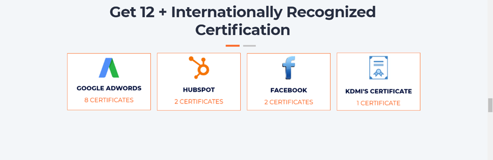 KDMI's certification