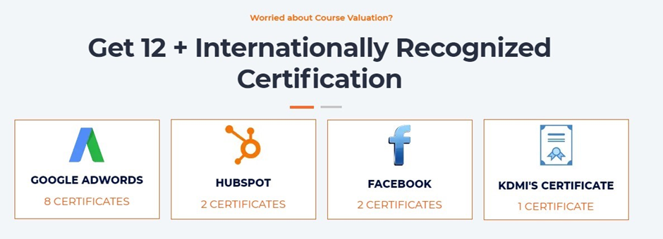 Kdmi's certifications