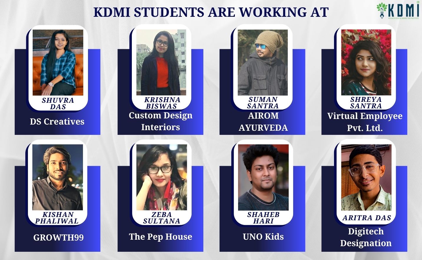Kdmi's students placement