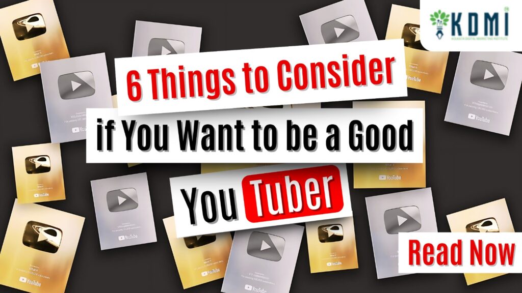 Things to do want to be a good YouTuber
